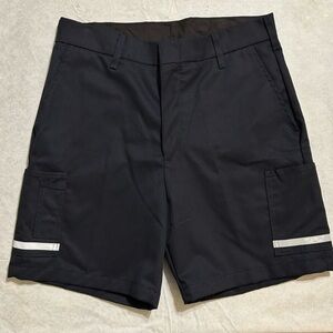 NWT FedEx Stan Herman Blue Employee Delivery Uniform Reflective Shorts 34S x 8